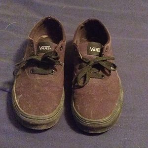 Women's black size 7 Vans